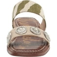 thumbnail image 2 of Sam Edelman Hera Soft Fern/Natural Slip On Open Toe Embellished Slides Sandals (Soft Fern/Natural, 6.5), 2 of 6