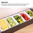 thumbnail image 3 of facefd Storage Box Ice Serving Tray Washable Seasoning Case Household Accessories Fruit Container Kitchen Supplies Fresh-keeping Box 6 Grids, 3 of 7