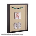 thumbnail image 2 of ArtToFrames 24x36 Inch Shadow Box Picture Frame, with a Satin Black Tall 1 Wide Shadowbox frame and Seaside Mat Backing (4654), 2 of 7
