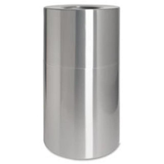Genuine Joe GJO58893 Poubelle - Résistante aux Intempéries - 35 Gal - Aluminium