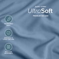 thumbnail image 5 of Bare Home Pillowcase Set - Premium 1800 Collection - Double Brushed - Ultra Soft - King Size, Coronet Blue, 2 Count, 5 of 8