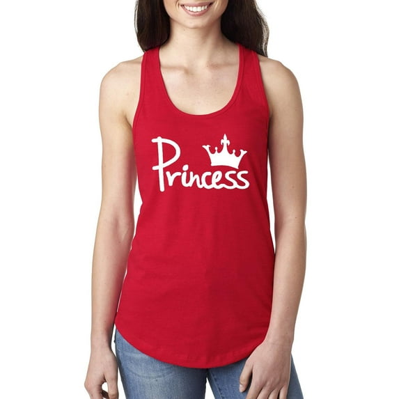 Normal is Boring - Women's Racerback Tank Top, up to Women Size 2XL - Princess Crown