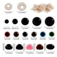 600PCS Colorful Eyes and Noses with Washers for Crafts Assorted Sizes
