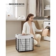 thumbnail image 2 of Cesto de ropa SONGMICS 50 L plegable con forro extraíble, 2 of 7