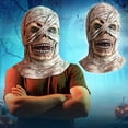 thumbnail image 3 of Realistic Mummy Halloween Mask - Terrifying Bandage Face Costume for , Masquerade, Carnival & Steampunk Parties, Breathable & Comfortable Scary Mask for Pranks & Halloween Fun, 3 of 8