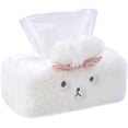 thumbnail image 1 of Tissue Holder Decorative, Cute Tissue Box Cover, Fluffy Plush Cover, Home décor, Office Desk Decoration, car Accessories, Bunny, Rabbit, 1 of 6