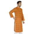 thumbnail image 2 of Atasi Indian Designer Kurta For MensParty Wear DressEmbroideredEthnic Solid Long Cotton Shirt, 2 of 7