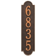 2998OB Personalized Richmond Vertical Estate Wall Plaque in Oil Rubbed Bronze Color