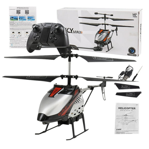 2.4G Helicopter With Remote Control Altitude Hold RC Alloy Drone Toy Gift