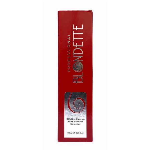 Blondette Professional Hair Color Cream with Keratin and Ceramides 3.38 fl oz - #5.0 Intense light brown - Castaño claro intenso