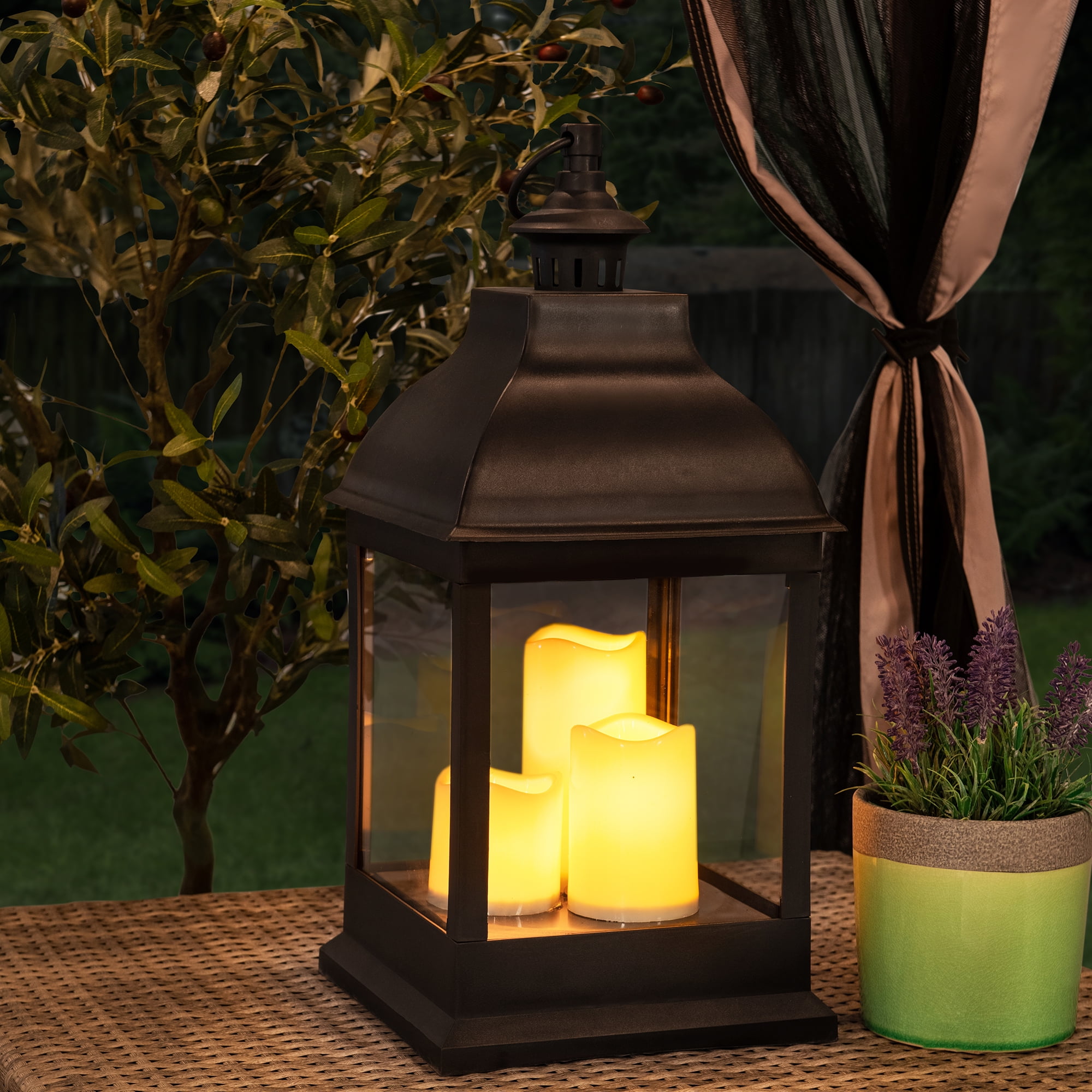 Hanging Solar Lanterns Outdoor Solar Candle - Temu