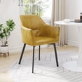 thumbnail image 6 of ZUO Loiret Modern Dining Chair in Yellow (Set of 2), 6 of 12