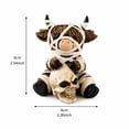 thumbnail image 2 of Highland Cow Resin Figurine with Scythe, Cute Halloween Statue, Unique Halloween Gifts for Halloween Decorations Indoor Tabletop Decor, 2 of 5