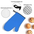 thumbnail image 3 of Fotbe Dodgerblue for 4Pcs Oven Mitts and Pot Holders, 500℉ Heat Resistant Oven Mitts , Non-Slip Silicone Surface Safe for Baking, Cooking, BBQ, 3 of 6