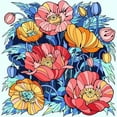 thumbnail image 3 of Hilo Algodón Ecológico Bordado Punto Cruz Flores Color 11CT 40x40cm, 3 of 8