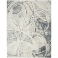 thumbnail image 2 of Nourison Astra Machine Washable 7'10" x 10' Silver Blue Modern Indoor Rug, 2 of 10