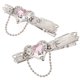 thumbnail image 3 of Heart Metal Hair Clips with Tassel Stylish & Durable Barrettes for Weddings, Birthdays, and Daily Wear Fashionable Hair Accessories Set of 2, 3 of 3