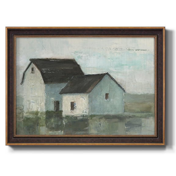 Barn at Sunset II Premium Framed Canvas- Ready to Hang