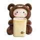 thumbnail image 1 of Caja de pañuelos de peluche suave para coche, papelera con bonitos animales de peluche, correas elásticas universales Oso, 1 of 5