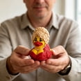 thumbnail image 6 of Glam Country Star Rubber Duck, Collectible Bath Duck with Big Blonde Wig & Red Dress, Novelty Desktop Ornament, Fun Gift for Dolly Fans, 6 of 6