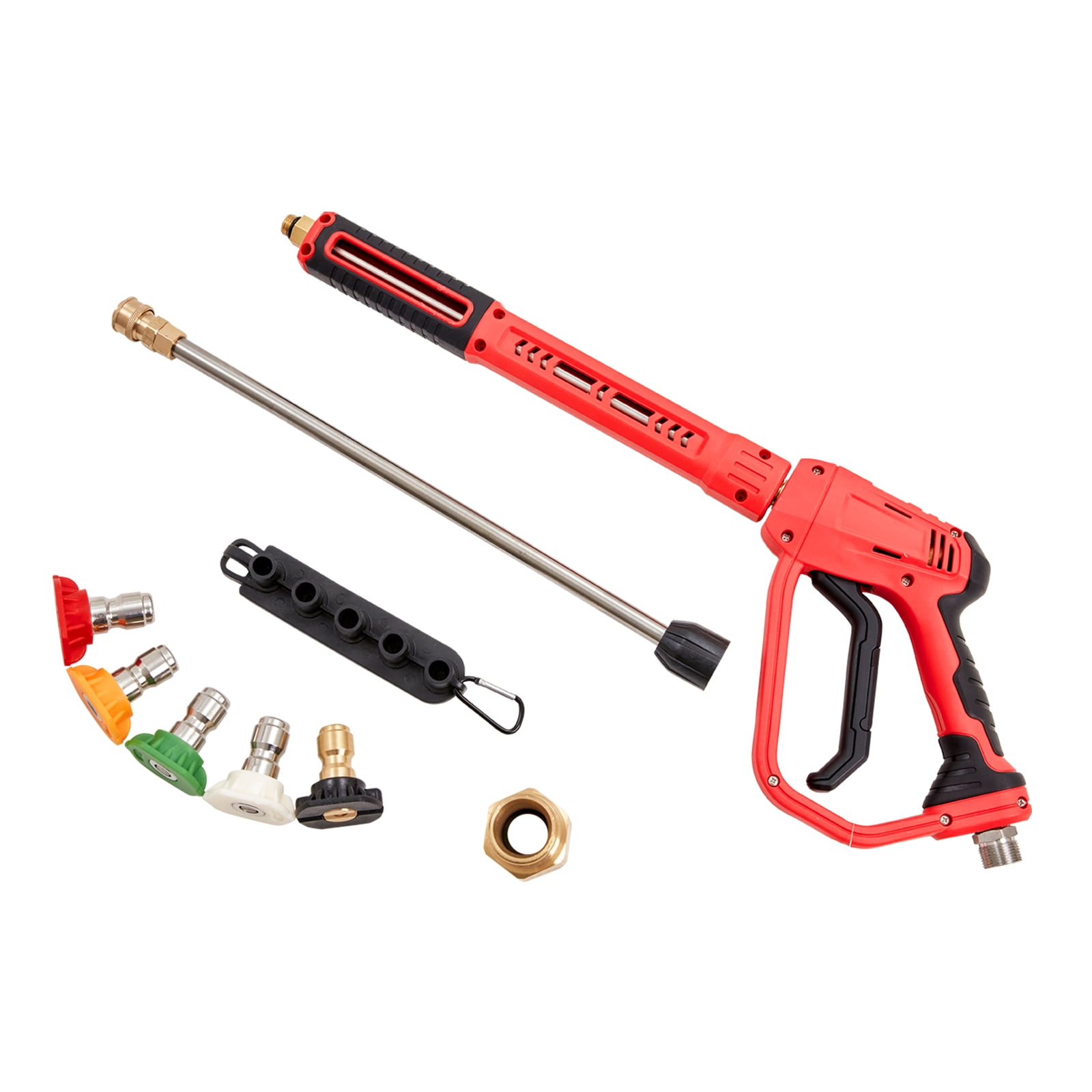 BENTISM High Pressure Washer Gun 4000PSI Power Washer Wand w/ Extention Lance