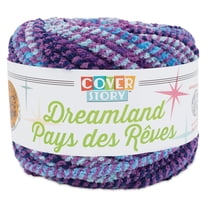 Lion Brand Cover Story Dreamland Yarn-Purple Mountains