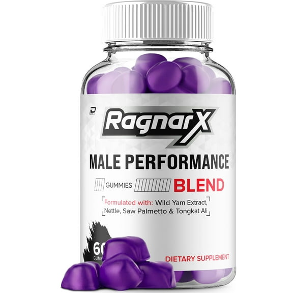 RagnarX Gummies for Men – Ragnar X Gummy Natural Blend Vitamins for Overall Health, 1 Pack, 60 Gummies