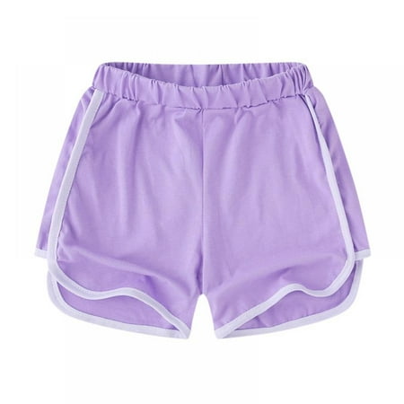 

GYRATEDREAM Toddler Boys Girls Active Running Shorts Kids Cotton Beach Sports Casual Short Swim Yoga Pants 2-11Y