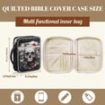 thumbnail image 5 of FOR U DESIGNS Skull Print Bible Case for Women Men Lightweight Carrying Organizer Bag Bible Protective with Handle and Zipper Handbag for Bible Study/Daily Use, 5 of 7