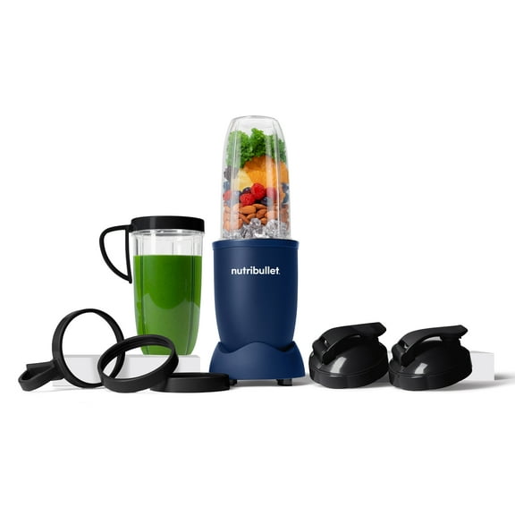 Nutribullet NB9-1301ANB Pro Single Serve Blender (900W) All Matte Navy Blue, 32 oz