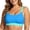 01-Blue192, variant on Scoop Neck Sports Bra for Women Soft Support Daily Workout Active Crop Top