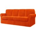 thumbnail image 1 of CHUN YI Stretch Checks Spandex Sofa Cover Separate Backrests Cushions Cover Slipcover, 1 of 5