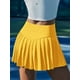 thumbnail image 2 of Pantalones de golf PINSPARK amarillos para mujer con bolsillos talla M, 2 of 6