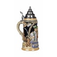 thumbnail image 2 of German Beer Stein 200 years Oktoberfest Munich Stein 0.75 liter tankard, beer mug KI 202 0,75L, 2 of 2