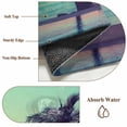 thumbnail image 6 of Turquoise Pink Coastal Area Rugs 5'x7', Washable Small Throw Rugs for Laundry Room Playroom, Summer Tropical Beach Palm Tree Indoor Outdoor Rug Non-Slip Low Pile Carpet Runner Reversible Floor Mats, 6 of 8