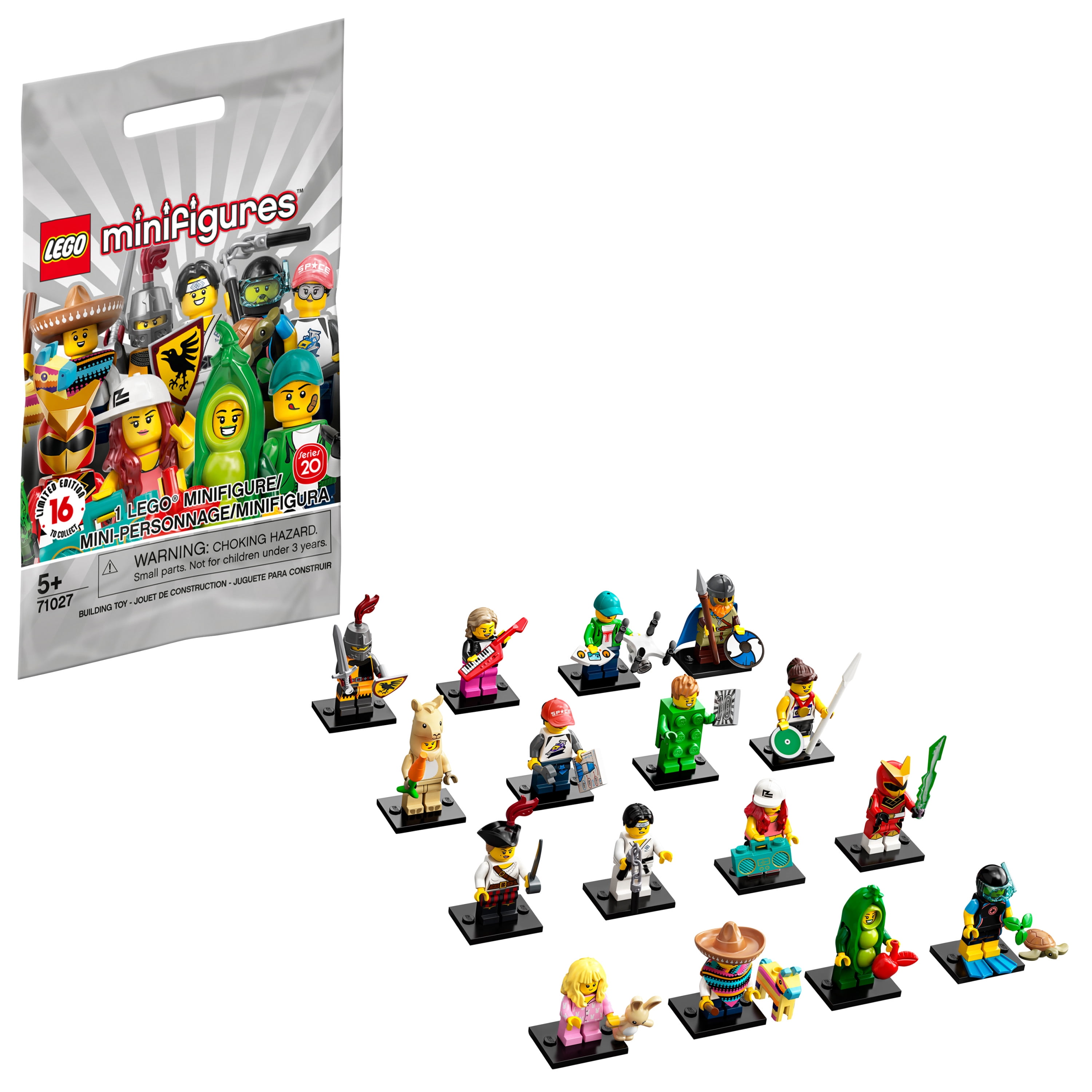 LEGO Mini Figures 10 Mixed Character Genuine MiniFigures with Accessories