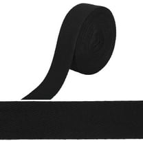 10.94 Yards x 1.2 Inch Cotton Twill Tape Black Bias Binding Ribbon Herringbone Tape Roll Webbing for Clothes Sewing Dressmaking Carpet Seam Binding Gift Wrapping Craft Homer Decor