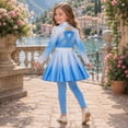 thumbnail image 6 of Descendant4 Halloween Costume Red and Chloe Princess Dress Movie Character Role Play Halloween Cosplay Dress Up Outfits Set for Carnival,Size 120, 6 of 9