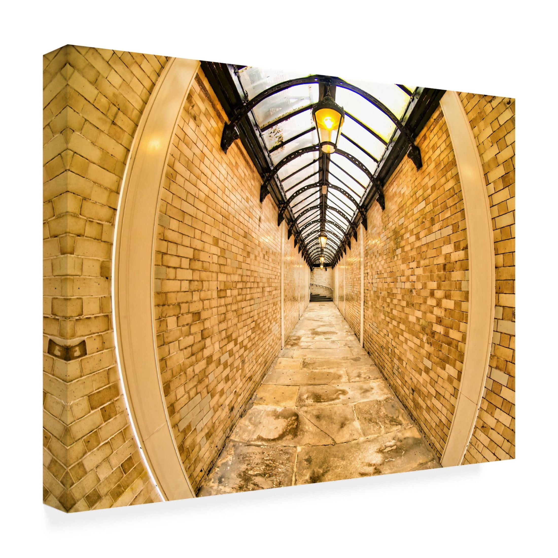 Canvas Wall Art - Mark A Paulda 'Tunnel Patterns' Wall Art for Living Room, Bedroom, or Office Décor by Trademark Fine Art - 32 x 24 Inches