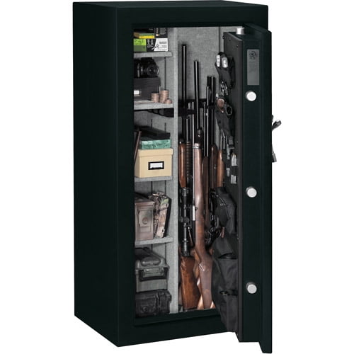 StackOn 24 Gun Fire Resistant Security Safe with Electronic Lock and