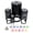 Black, variant on ABC Kids Baby Blocks Self-Inking Rubber Stamp Ink Stamper - Red Ink - Mini 1/2 Inch
