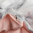 thumbnail image 4 of Marble Bedding Duvet Cover Set - Pink Marble 100% Natural Cotton with 3 Pieces Ultra Soft Breathable Comforter Cover Extremely Durable and Fade Resistant, 4 of 5