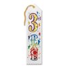 Club Pack of 6 White 3rd Place School and Sporting Event Award Ribbon 8"