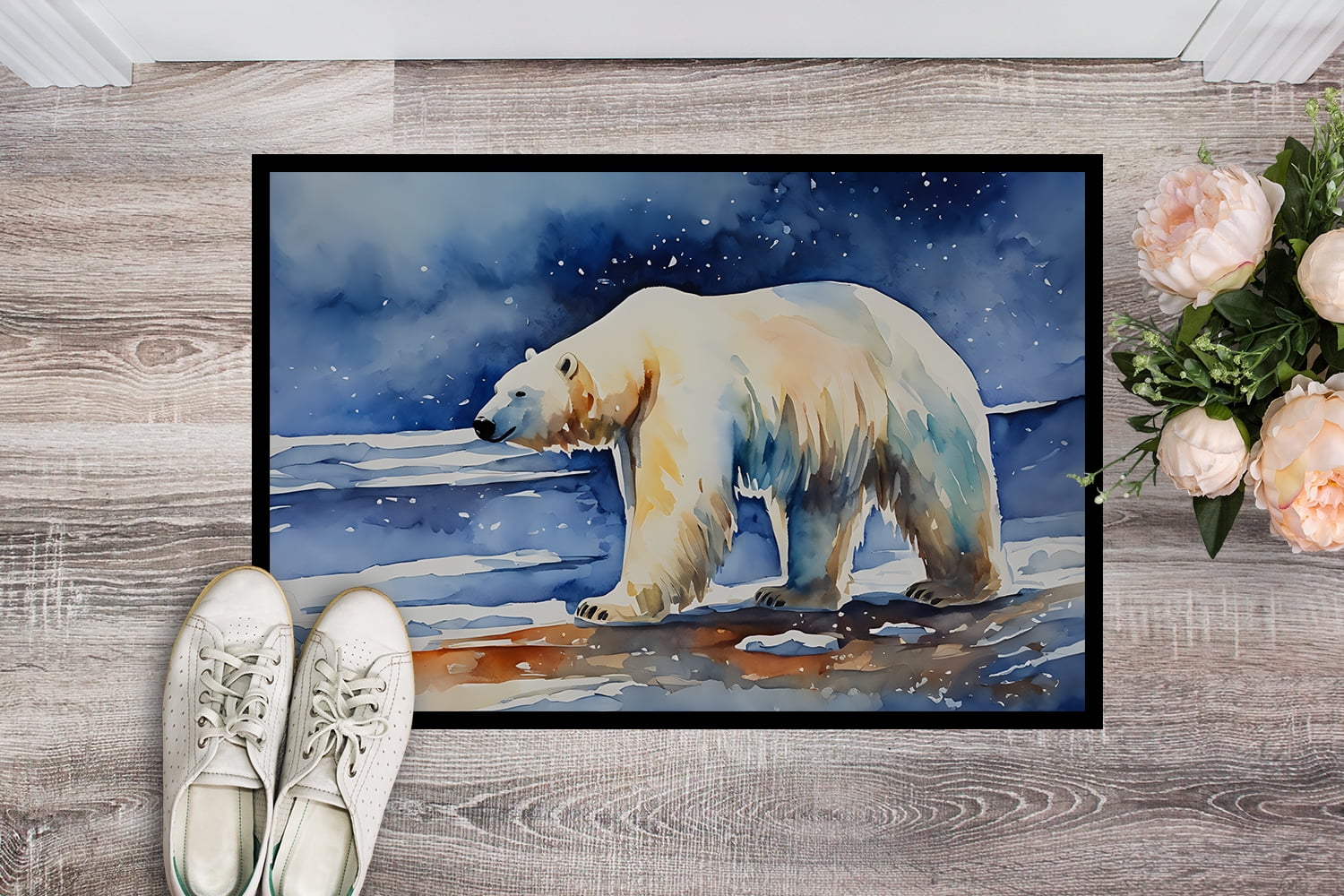 Carolines Treasures DAC2979MAT 0.15 x 18 x 27 in. Polar Bear Doormat