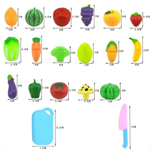 jacootoys 27 pièces Jouet à Couper Magnétiques Fruits en Bois et Légumes à  Couper Cuisine Éducatif Tôt Développement Intellectuel pour Bébé Enfant :  : Jeux et Jouets