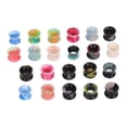 thumbnail image 2 of Ear  Tunnel Set, Silicone Ear Gauges Plugs Colorful  For Party, 2 of 8