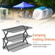 thumbnail image 4 of Almacenamiento Camping Camp Rack 3 capas estante de escritorio accesorios para el hogar (tres capas) FLhrweasw Nuevo, 4 of 9