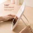 thumbnail image 4 of Makeup Mirror, 45 Degree Vertical Tilt ABS Glass Lighted Makeup Mirror Dimmable Touch Screen  for Home, 4 of 7