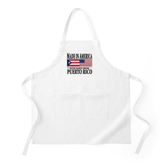 CafePress - Puerto RICAN BBQ - Kitchen Apron with Pockets, Grilling Apron, Baking Apron