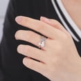 thumbnail image 4 of 5Pcs Fishbone Personalized Cuff Ring Promise Rings for Women Anniversary Birthday Trendy Gift Size 9(18.9mm), 4 of 4